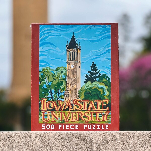 Justin Patten Campanile Iowa State 500 Piece Puzzle